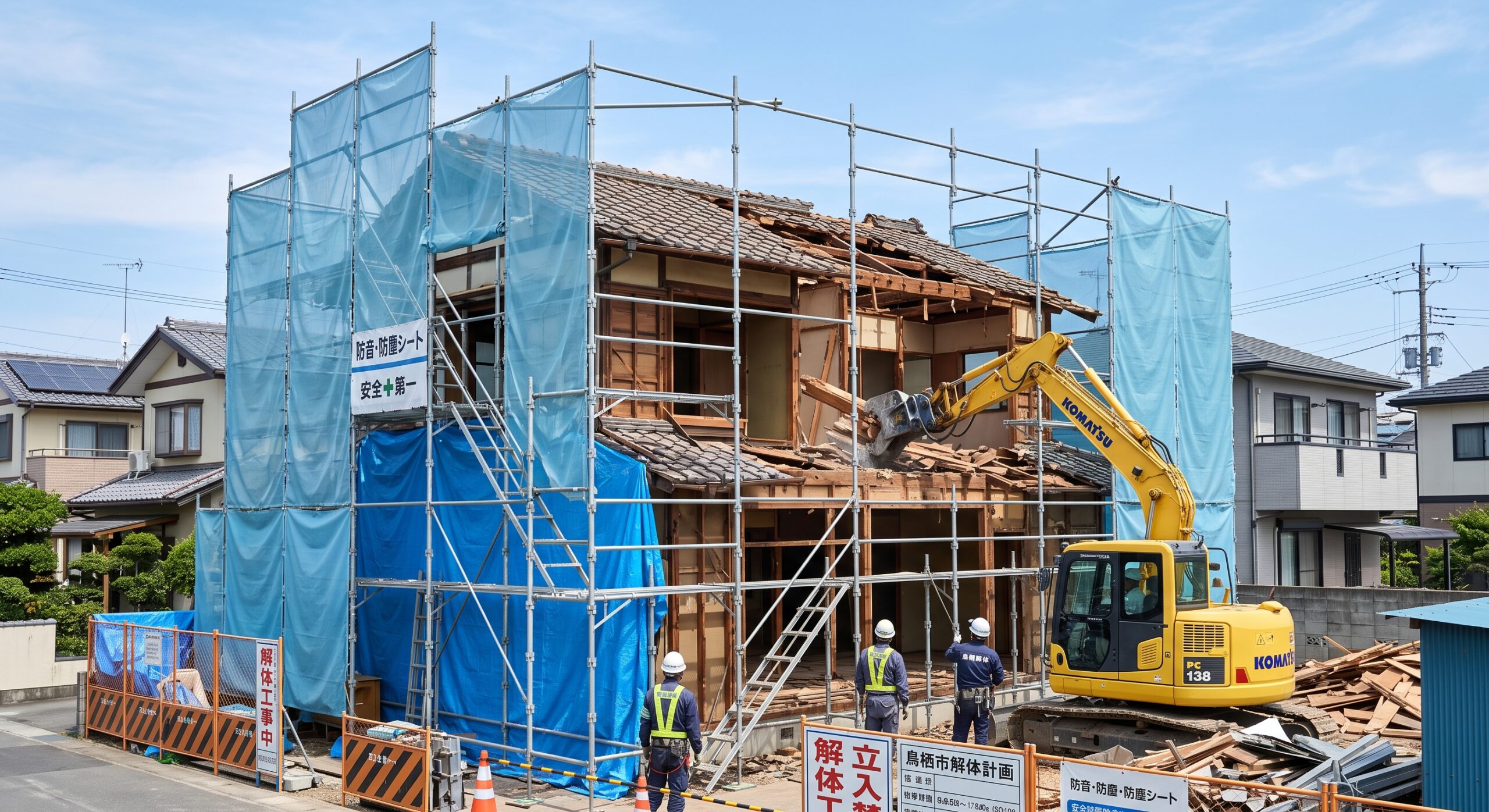 鳥栖市の解体で足場は必須!費用相場と損しない3つの注意点【2026年】